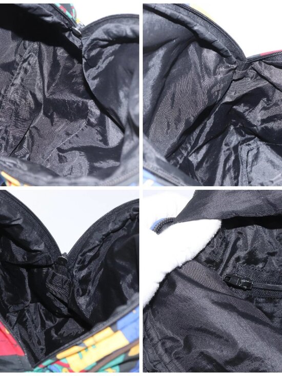 SAINT LAURENT Backpack Nylon Multicolor Gold main image 6